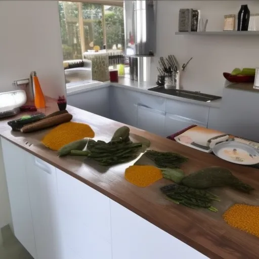 

Une photo d'un chef cuisinier professionnel tenant une poignée d'épices exotiques variées, dont le curry, le cumin et le poivre de Cayenne, avec un